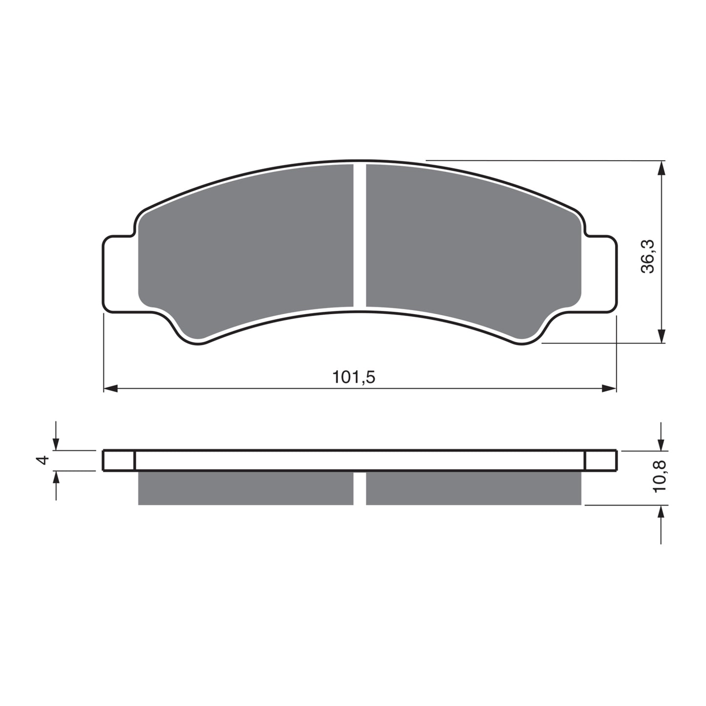 GOLDfren Brake Pads - K5 Off-Road Racing