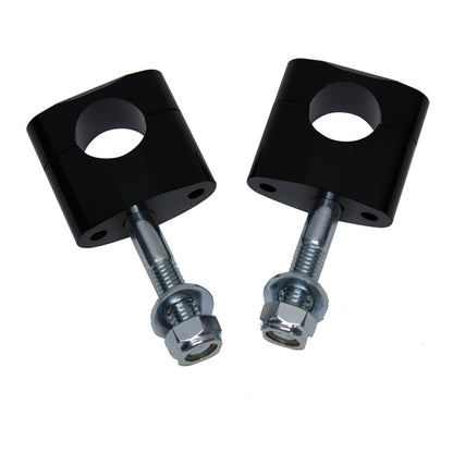Whites Handlebar Mount 1-1/8 Taper Flat Black 12mm Bolt