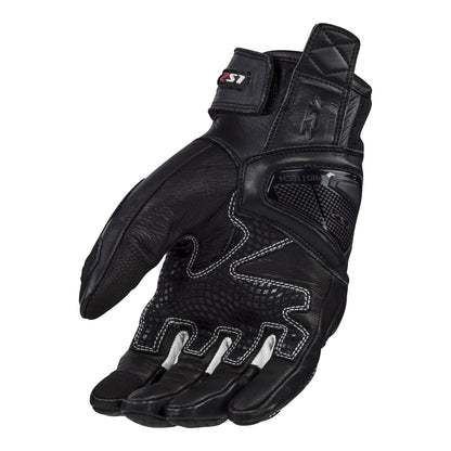 LS2 Spark 2 Leather Men's Glove - Black / White
