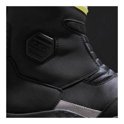 LS2 Goby Men's Waterproof Boots - Black / Hi-Vis Yellow