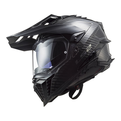LS2 MX701 Explorer Carbon Solid - Gloss Carbon