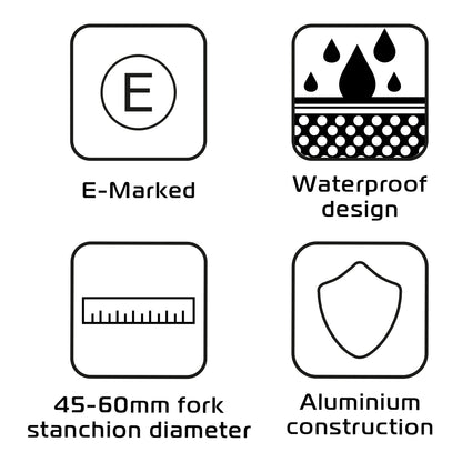 Oxford Darkturner - Sequential Fork Mounted Indicators