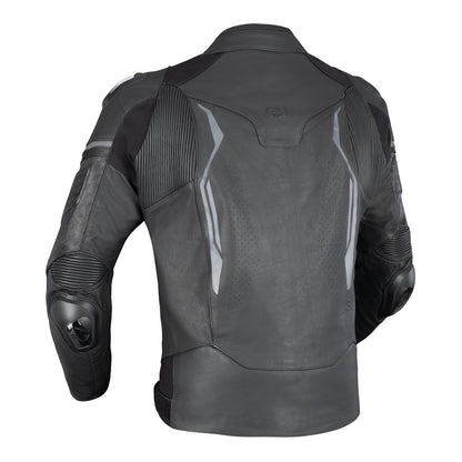 Oxford Nexus 1.0 Leather Men's Jacket - Stealth Black