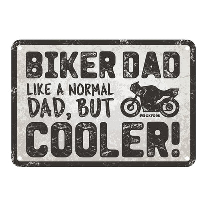 Oxford Garage Metal Sign: Biker Dad Cooler