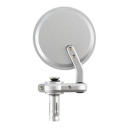 Oxford Bar End Mirrors - Silver (Pair)