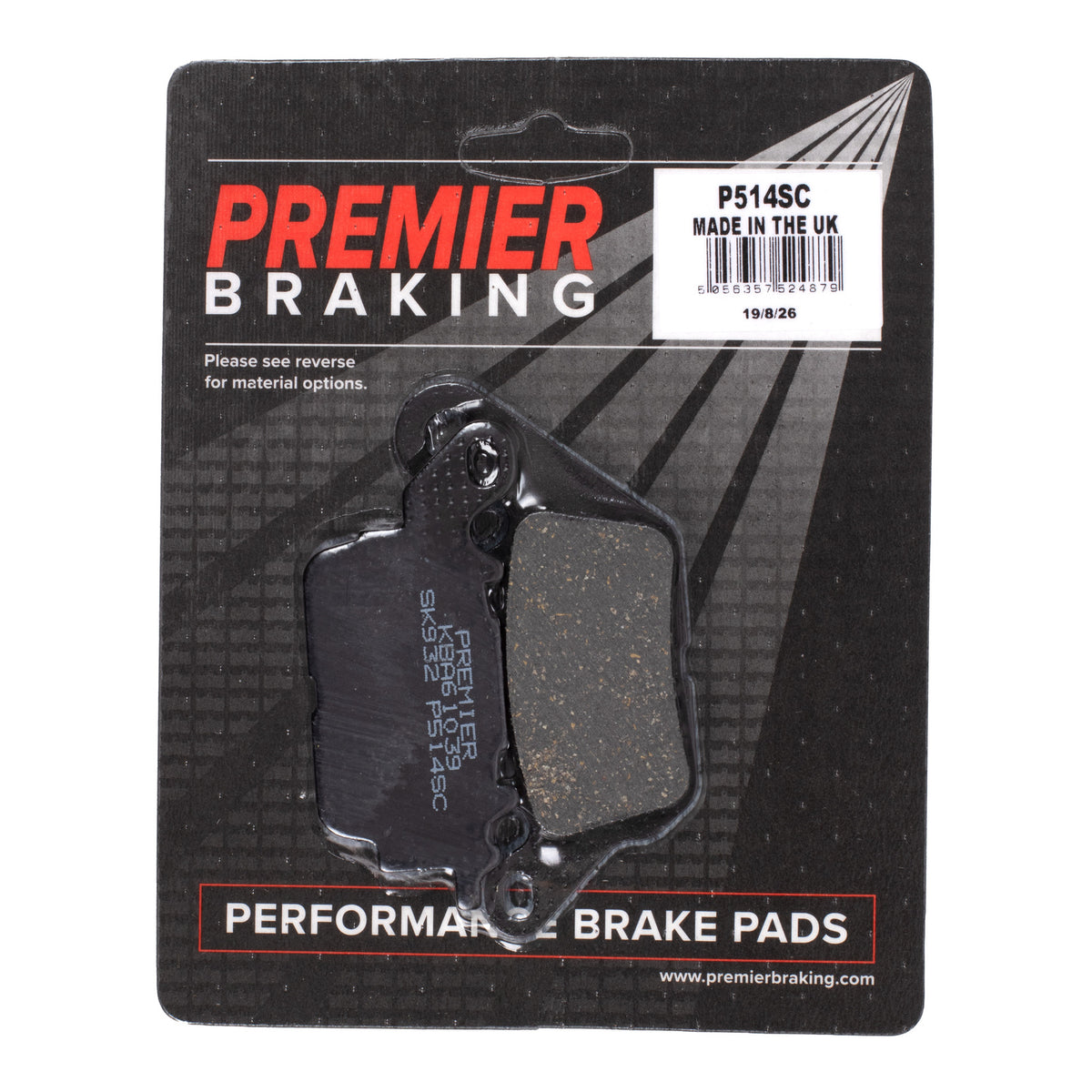 Premier Brake Pads P514 - Yamaha SC