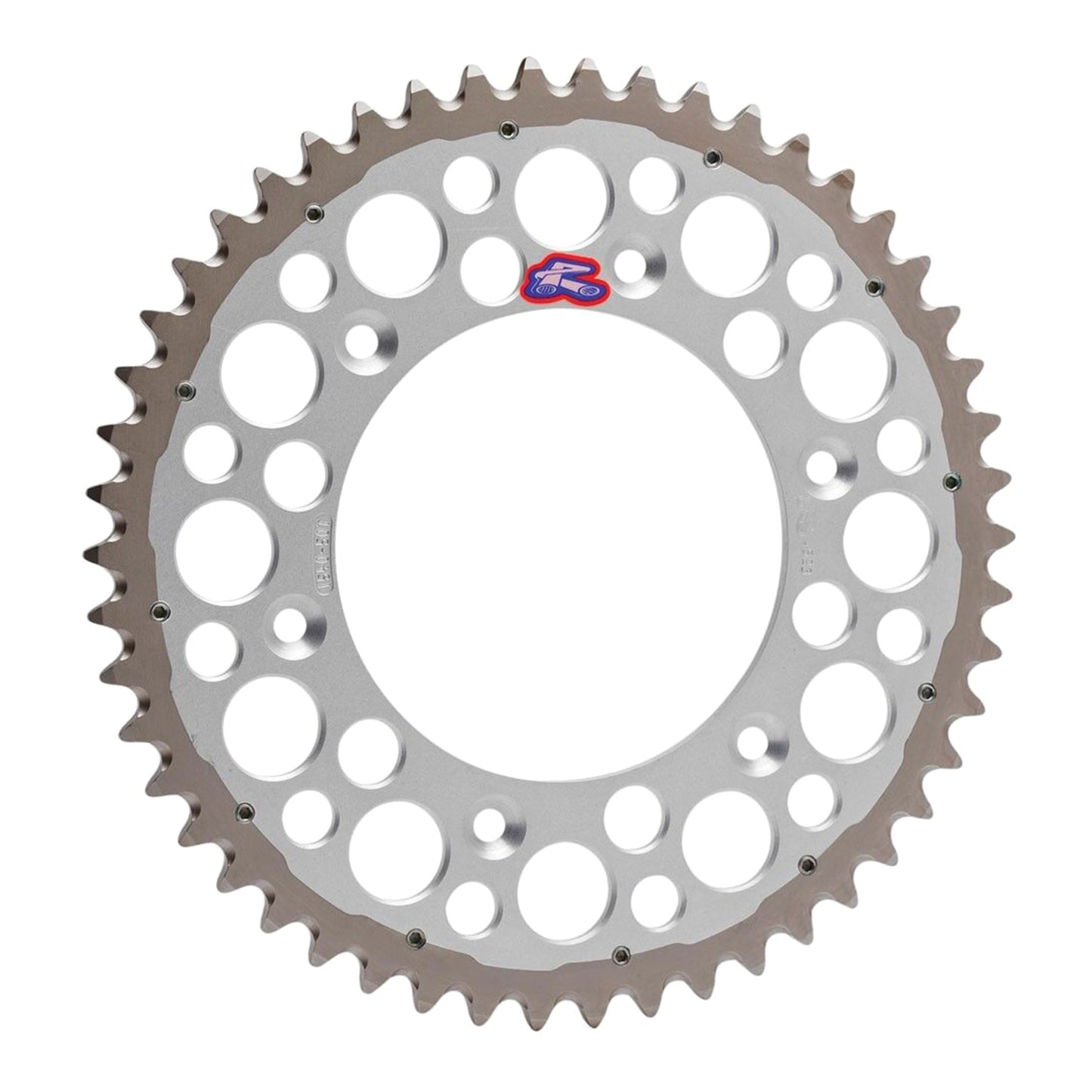 Renthal Sprocket Twinring Silver 50T Bi-Metal Grooved Packaged