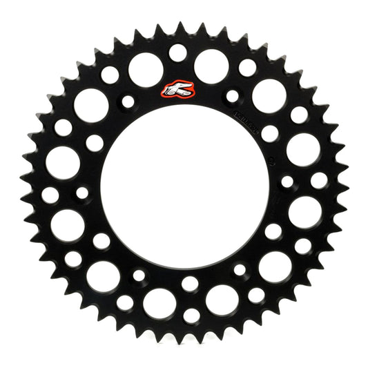 Renthal Sprocket Rear Black 54T Alloy 7075 T6 Grooved
