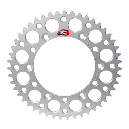 Renthal Sprocket Rear Silver 50T Alloy 7075 T6 Grooved Suzuki