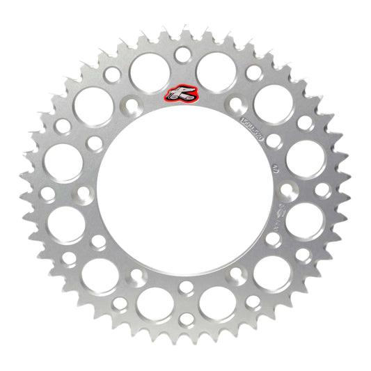 Renthal Sprocket Rear Silver 52T Alloy 7075 T6 Grooved Suzuki