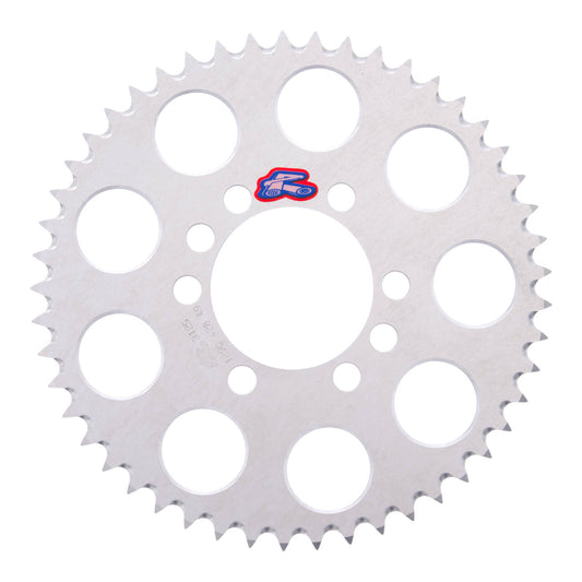 Renthal Rear Sprocket 7075 Alloy T6 Grooved - Silver [Yamaha]