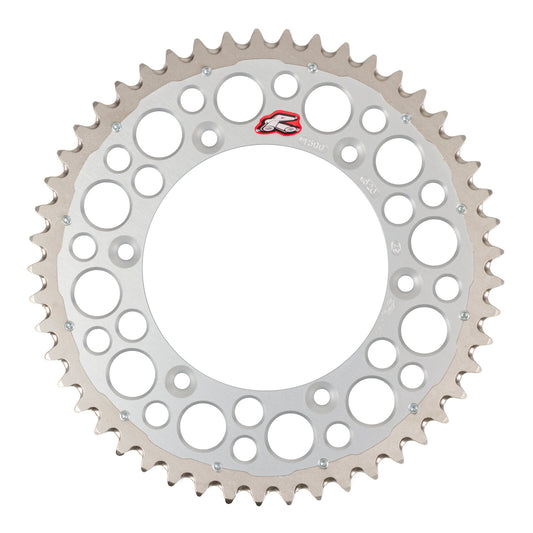 Renthal Sprocket Twinring Silver 49T Bi-Metal Grooved