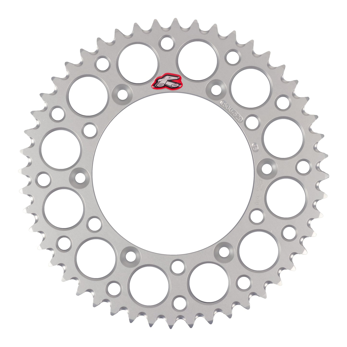 Renthal Sprocket Rear Silver 48T Alloy 7075 T6 Grooved
