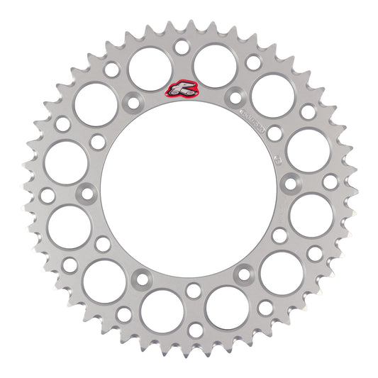 Renthal Sprocket Rear Silver 48T Alloy 7075 T6 Grooved