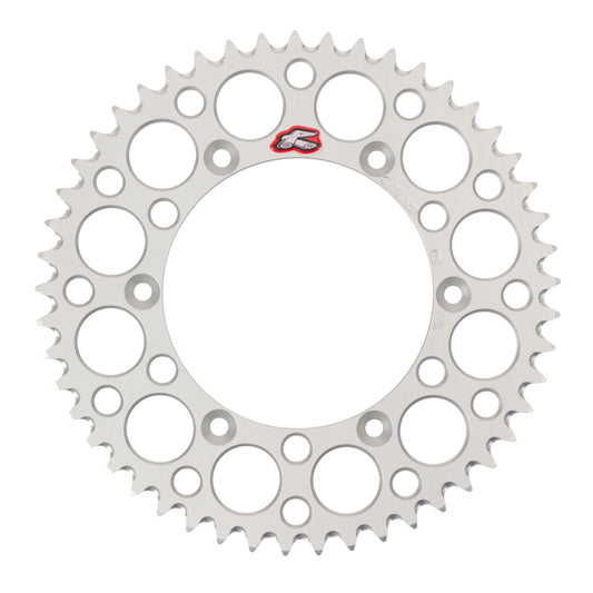 Renthal Sprocket Rear Silver 49T Alloy 7075 T6 Grooved