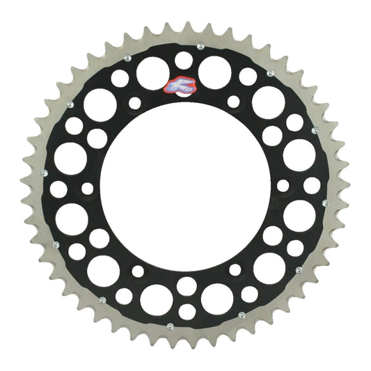 Renthal Sprocket Twinring Black 48T Bi-Metal Grooved Packaged
