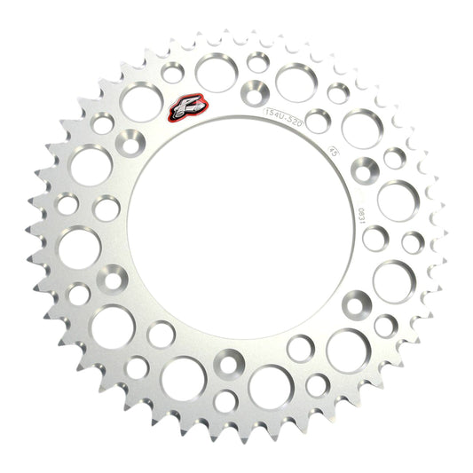 Renthal Rear Sprocket Grooved - Silver [Honda]