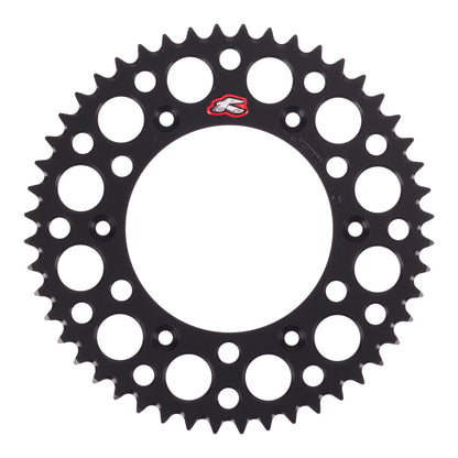 Renthal Sprocket Rear Black 48T Alloy 7075 T6 Grooved