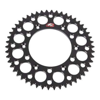Renthal Sprocket Rear Black 50T Alloy 7075 T6 Grooved