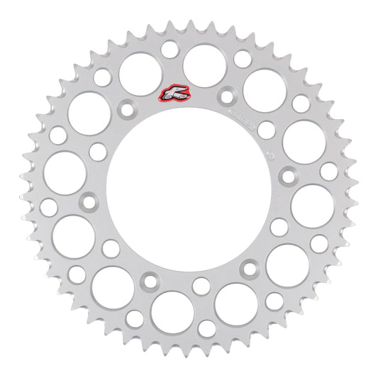 Renthal Sprocket Rear Silver 50T Alloy 7075 T6 Grooved Honda