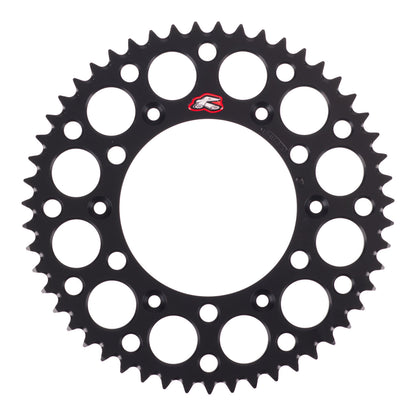 Renthal Sprocket Rear Black 51T Alloy 7075 T6 Grooved