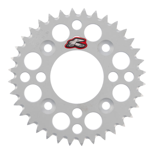 Renthal Sprocket Rear Silver 36T Alloy 7075 T6 Grooved Honda