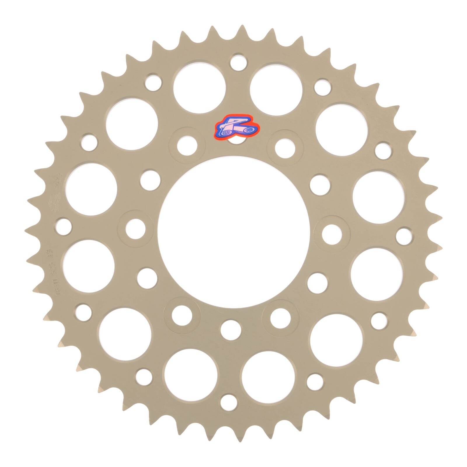 Renthal Sprocket Rear Silver 43T Alloy 7075 T6 Grooved Kawasaki