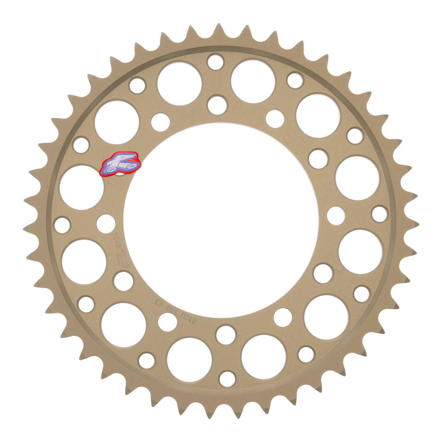 Renthal Rear Sprocket T6 Grooved 7075 Alloy - Silver [Kawasaki]