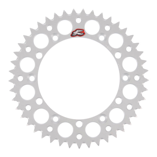 Renthal Rear Sprocket T6 Grooved 7075 Alloy - Silver [GasGas]