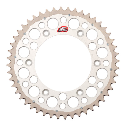 Renthal Sprocket Twinring Silver 48T Bi-Metal Grooved