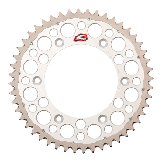 Renthal Sprocket Twinring Silver 48T Bi-Metal Grooved