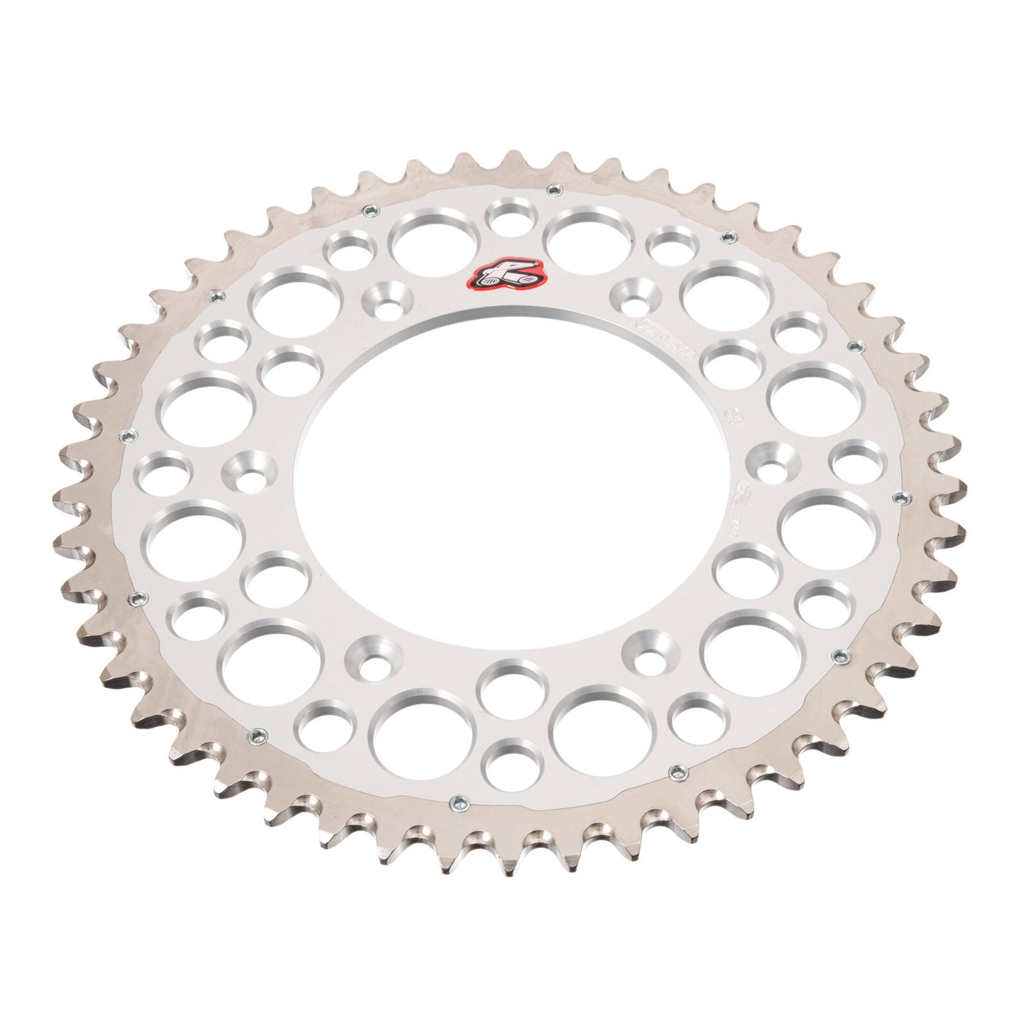 Renthal Sprocket Twinring Silver 50T Bi-Metal Grooved