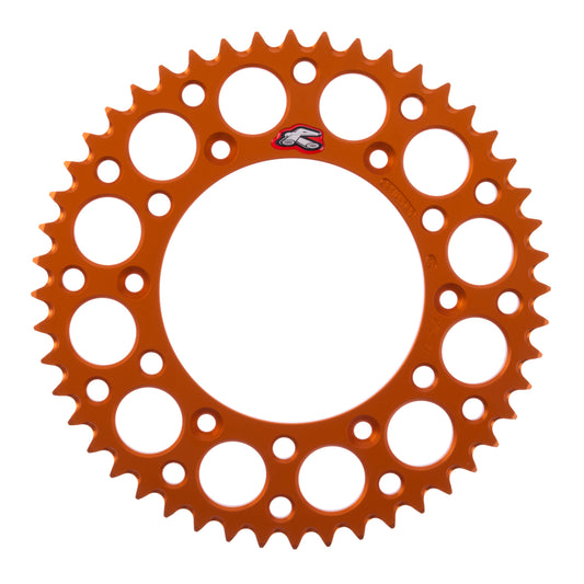 Renthal Sprocket Rear Orange 48T Alloy 7075 T6 Grooved KTM