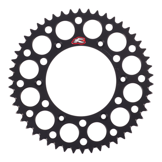 Renthal Sprocket Rear Black 50T Alloy 7075 T6 Grooved