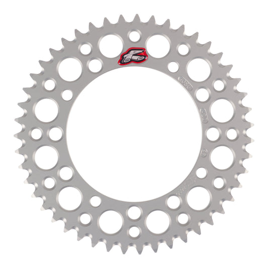 Renthal Sprocket Rear Silver 49T Alloy 7075 T6 Grooved