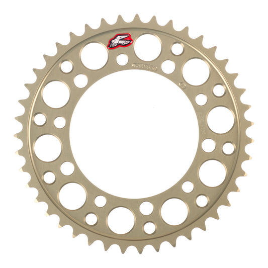 Renthal Sprocket Rear Silver 43T Alloy 7075 T6 Grooved Suzuki