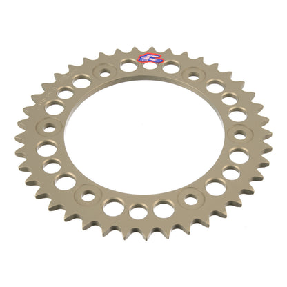 Renthal Sprocket Rear Silver 41T Alloy 7075 T6 Grooved Mont
