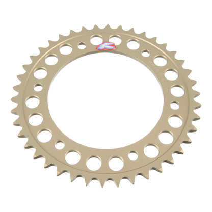 Renthal Sprocket Rear Silver 42T Alloy 7075 T6 Grooved Honda