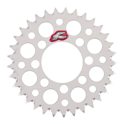 Renthal Sprocket Rear Silver 33T Alloy 7075 T6 Grooved