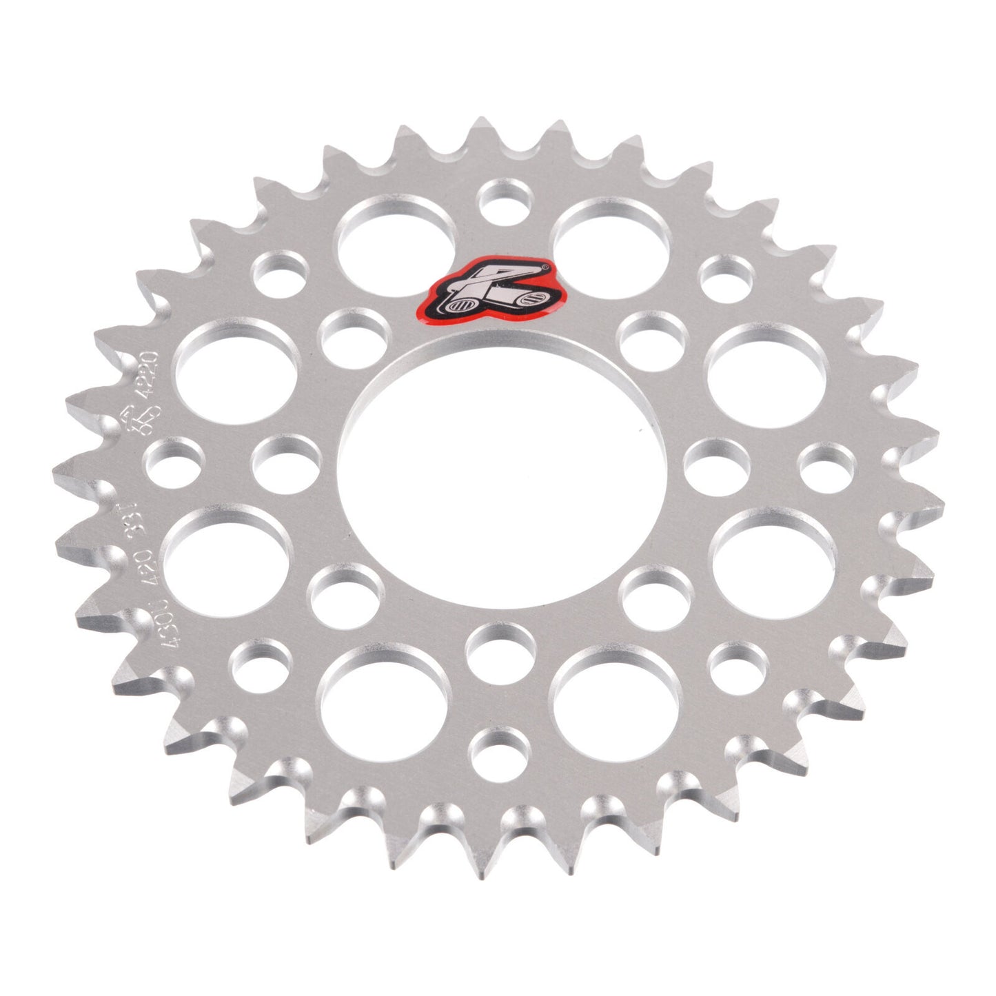 Renthal Sprocket Rear Silver 33T Alloy 7075 T6 Grooved
