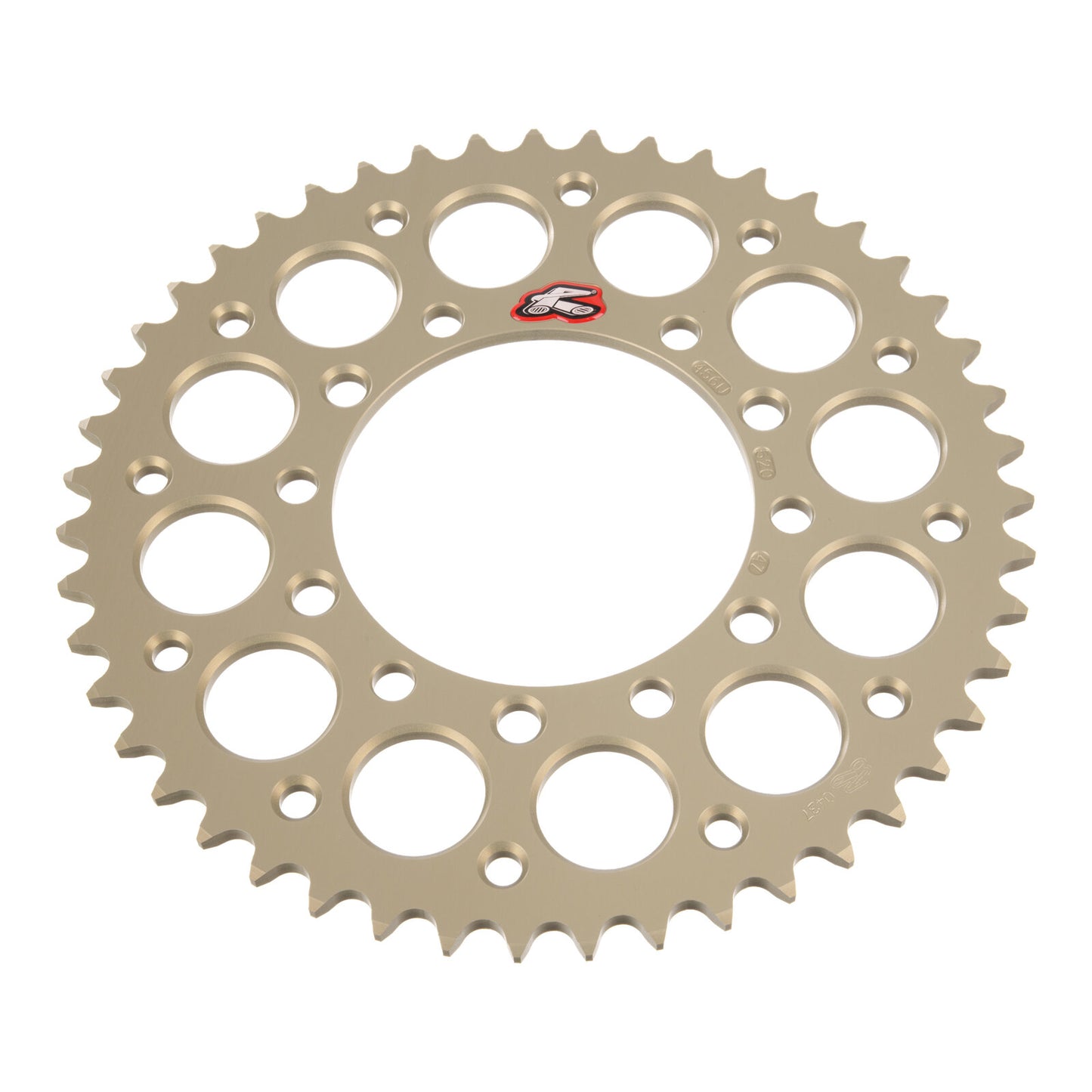 Renthal Sprocket Rear Hard Anodised 47T 47P-HA Ultralight