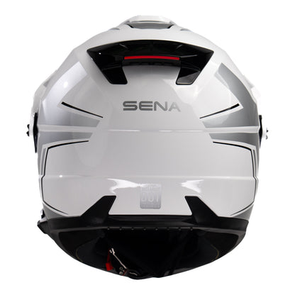 Sena Outlander Smart ADV Dual-Sport Helmet - Gloss White