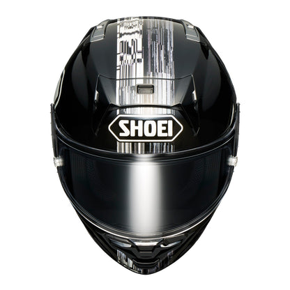 Shoei X-SPR Pro Helmet Cross Logo TC5 - Black / White