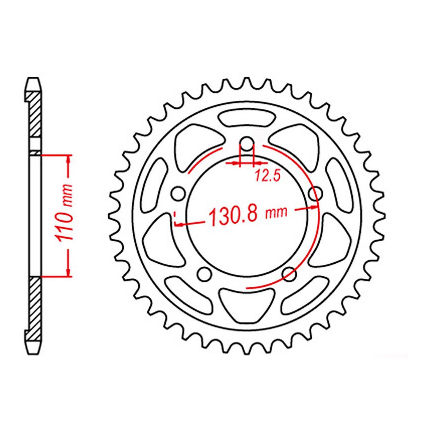 Sprocket Kit BMW S1000RR '09-'14 - GB525ZXW 17/44