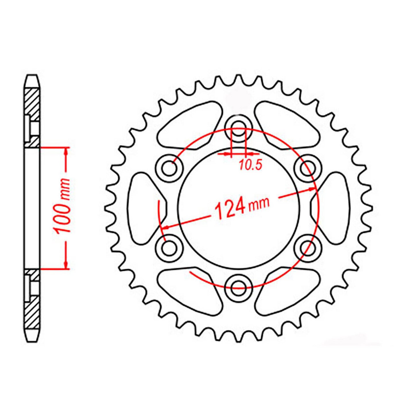 Sprocket Kit Ducati ST2 - 525XRE 15/42