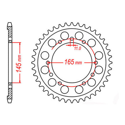 Sprocket Kit Honda VFR400 (NC24) - 525XRE 15/45