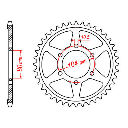 Sprocket Kit Kawasaki ZX9R '98-'01 (economy) - 530XRE 16/41