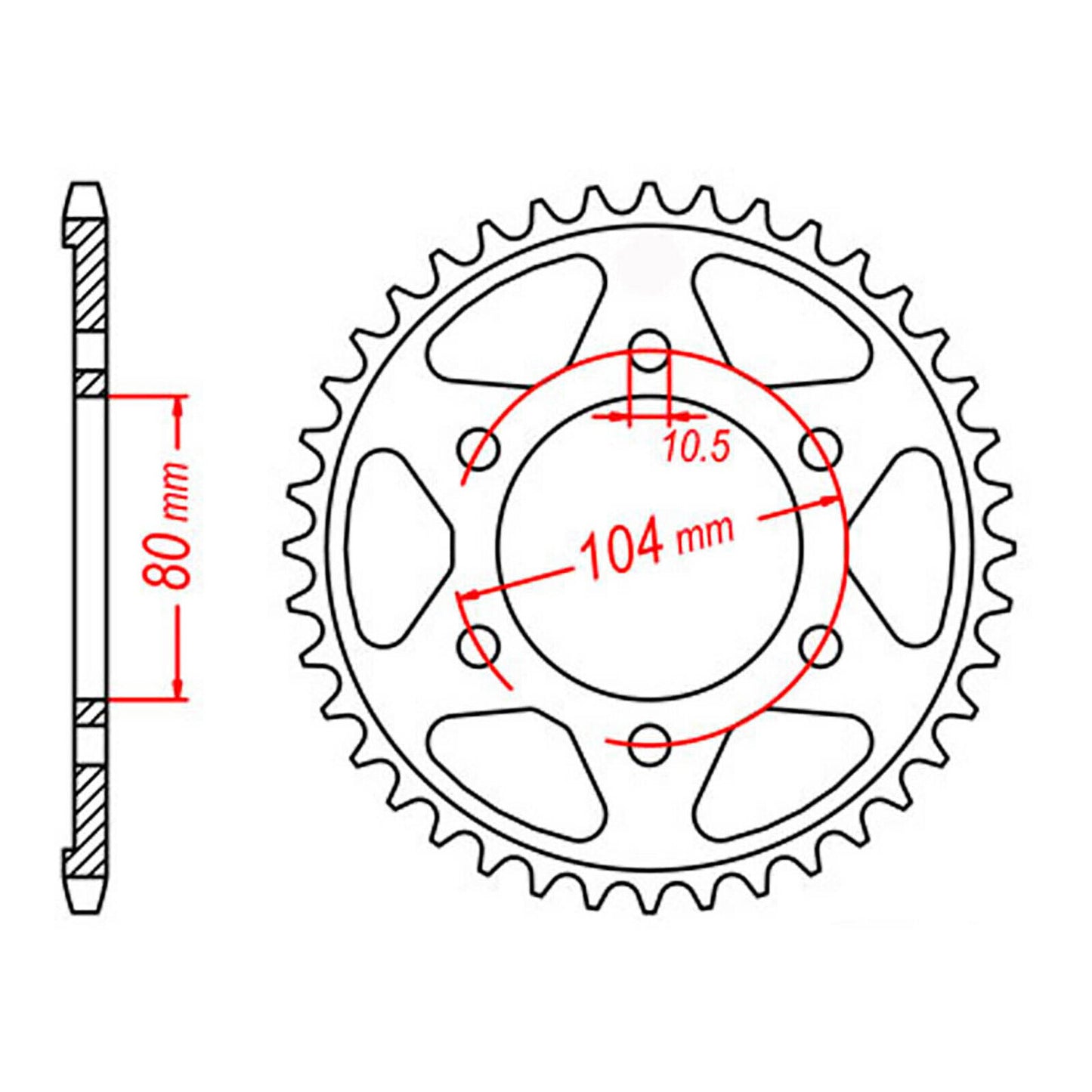 Sprocket Kit Kawasaki ZX9R '02-'04 (economy) - 525XRE 16/41
