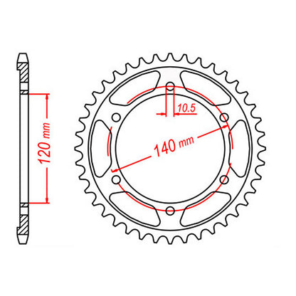 Sprocket Kit Suzuki VN800 '97-'05 - 530XRE 17/42