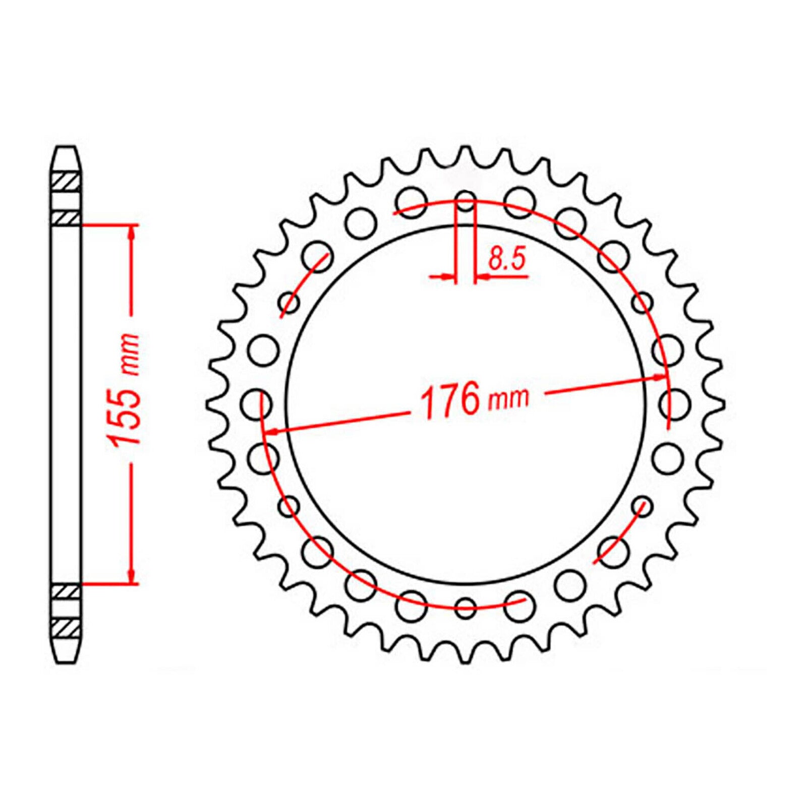 Sprocket Kit Triumph Speed Triple '99-'01 / Daytona T995 '99-'01 - 530XSO